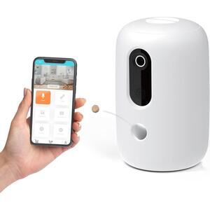 Instachew Purechew Snack Smart Treat Thrower with HD Camera, Automates Feeding